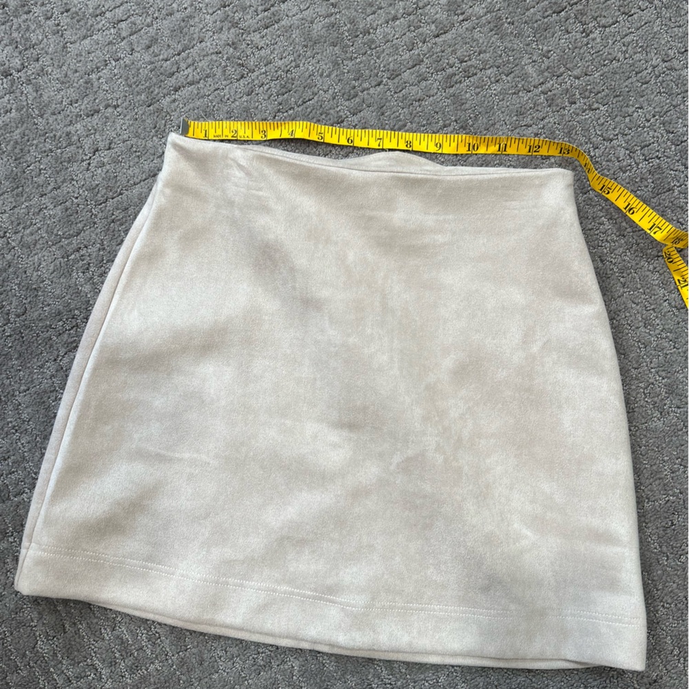 Pink Lily Soft Cream Skirt